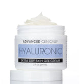 Advanced Clinicals Hyaluronic Extra dry Skin Gel Cream 2oz